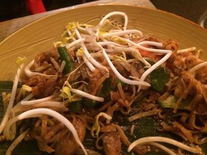 Vegan pad thai at A Taste of Siam in Hampton