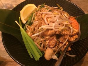 Vegan pad thai at A Taste of Siam in Hampton