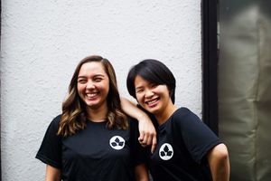 Lizzy team members at Lizzy's All Natural in Shanghai