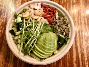 Vegan No Bloat Salad at Lizzy's All Natural in Shanghai