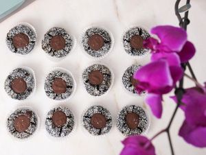 chocolate date cookies at Crumbs in Kuwait City