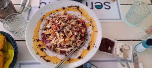 Salad MANA GI (MOTHER EARTH) at Seminario in Syros