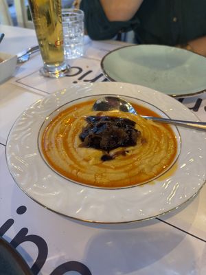 Fava bean dip   at Seminario in Syros