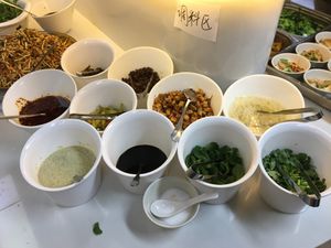 Toppings  at Leshanzhai in Kunming