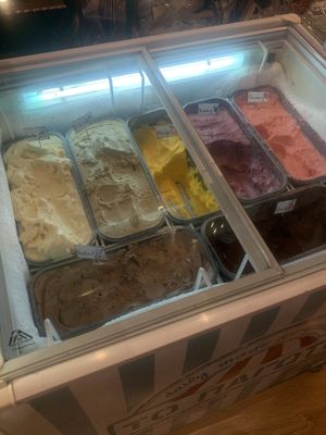 Ice cream  at Groceristas in Athens