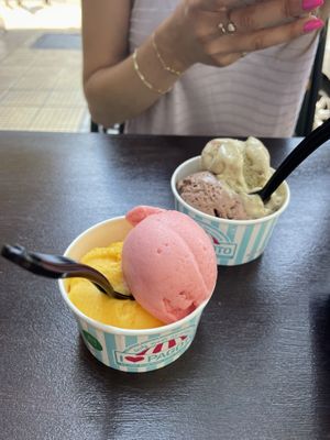 Ice creams   at Groceristas in Athens