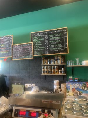 Menu  at Groceristas in Athens