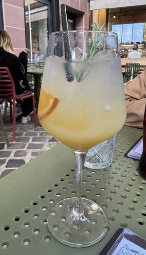 Passion Rosemary lemonade  at Du & Ich in Wiesbaden