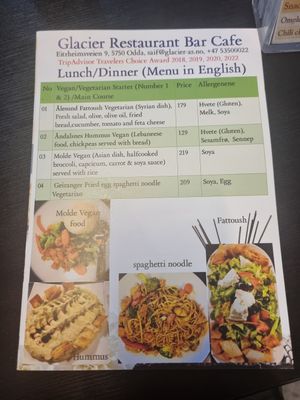  at Glacier Restaurant Bar Cafe in Odda