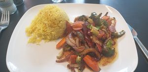 Molde vegan at Glacier Restaurant Bar Cafe in Odda