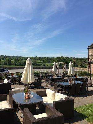 Beer garden (from social media)  at The Kestrel in Knaresborough