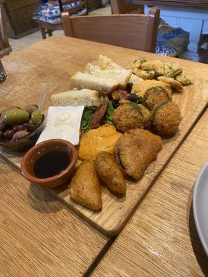 Vegan Board  at Pablos Bistro in Bradford-on-avon