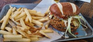 Nacho Libre burger. Very good. at So! Bar and Eats in Knaresborough