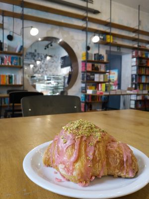 Vegan Croissant at Massolit Cooks in Krakow