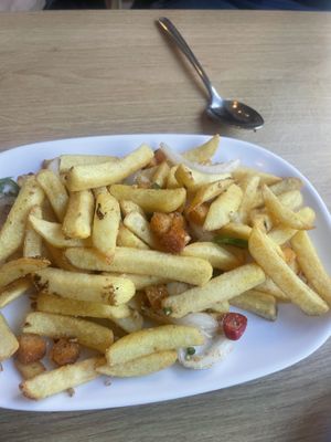 Salt and pepper chips   at RuGa Bistro in Birmingham