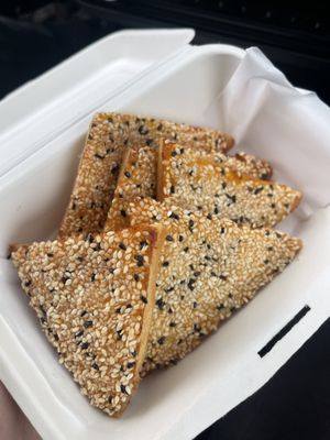 Prawn toastt  at RuGa Bistro in Birmingham