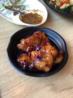 General Tso’s ‘chicken'  at RuGa Bistro in Birmingham