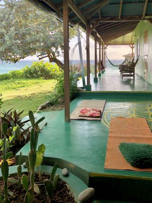 Beautiful location for a yoga class! at Go Natural Jamaica in Portland