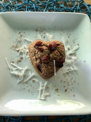 Yummy little breakfast muffin 💗  at Go Natural Jamaica in Portland