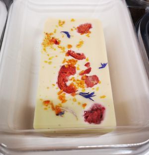 Raw Orange Blossom Cheesecake at The Crooked Carrot in Myalup