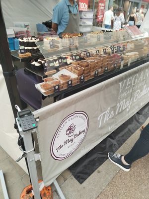 Cake selection at The May Bakery in Telford
