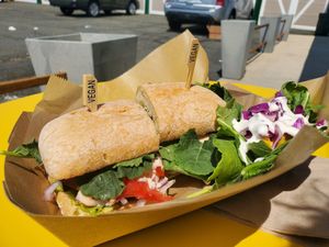 Jersey garden sandwich at Lady and the Shallot in Ewing