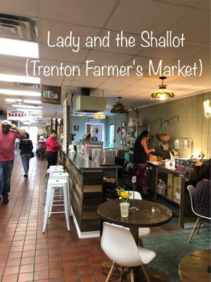 Nice spot to enjoy lunch at Lady and the Shallot in Ewing