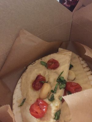 Vegan Italian Flatbread at Lady and the Shallot in Ewing