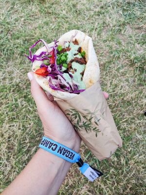 Coconut soy wrap at Bamboo Street Food in Leicester