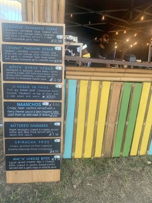 Menu  at Bamboo Street Food in Leicester