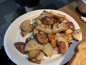 Sunrise potatoes  at Sunrise Cafe in Yellow Springs