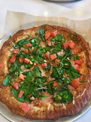 Build your own (basil) pizza at Oath Pizza in Fairfax