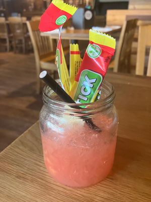 Little Drummer mocktail 💚🌱  at Behind The Wall in Falkirk