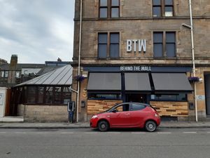 From the Street at Behind The Wall in Falkirk