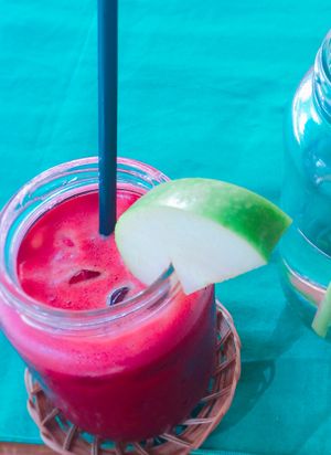 Pineapple Carrot Beetroot at Lotus Restaurant in Phu Quoc