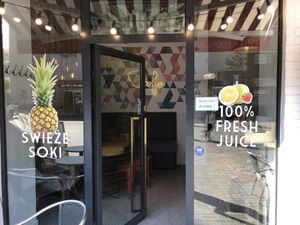 Entrance  at Moodie in Warsaw