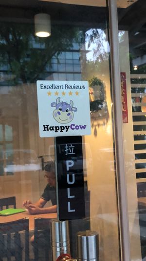 Happycow decal at R&J Cosy Corner 自在齋 - Boon Keng in Central Singapore