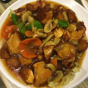 Lion head mushroom at R&J Cosy Corner 自在齋 - Boon Keng in Central Singapore