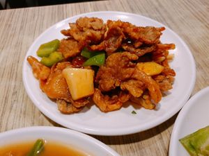 Sweetsour abalone mushroom at R&J Cosy Corner 自在齋 - Boon Keng in Central Singapore