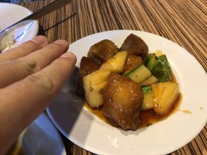 Sweet sour pork ribs at R&J Cosy Corner 自在齋 - Boon Keng in Central Singapore