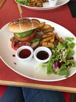 Vegan burguer at La Piazza Papa - Comedie in Montpellier