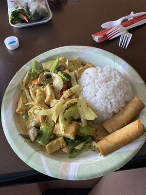 Vegetable Curry (#36)!! Yum!!! at Goji Cafe in Dallas