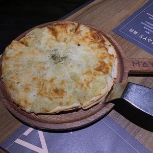 Tortilla durian pizza at MAYS in Guangzhou