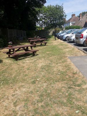 Garden at The Horseshoe in Warlingham