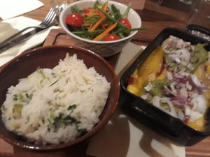 Vegan Cheese Enchiladas at The Horseshoe in Warlingham