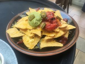 Vegan Nachos at The Horseshoe in Warlingham