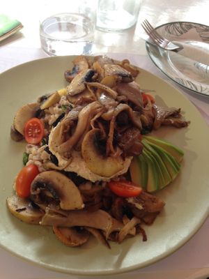 Pulse mushroom special  at Pulse in Crete