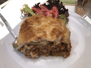 moussaka at Pulse in Crete