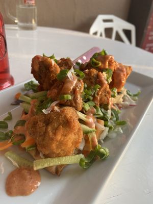 Fried Mushrooms  at Pulse in Crete