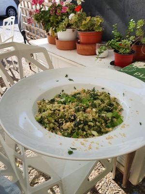 Risotto verde  at Pulse in Crete